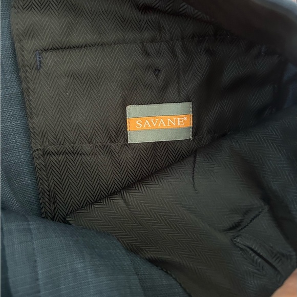 Savage Men’s Dark Blue Trousers Business Pants Size 36x32 - Picture 3 of 6